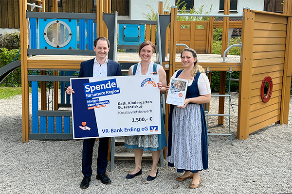 Kreativwettbewerb der VR-Bank Erding eG - Preisübergabe