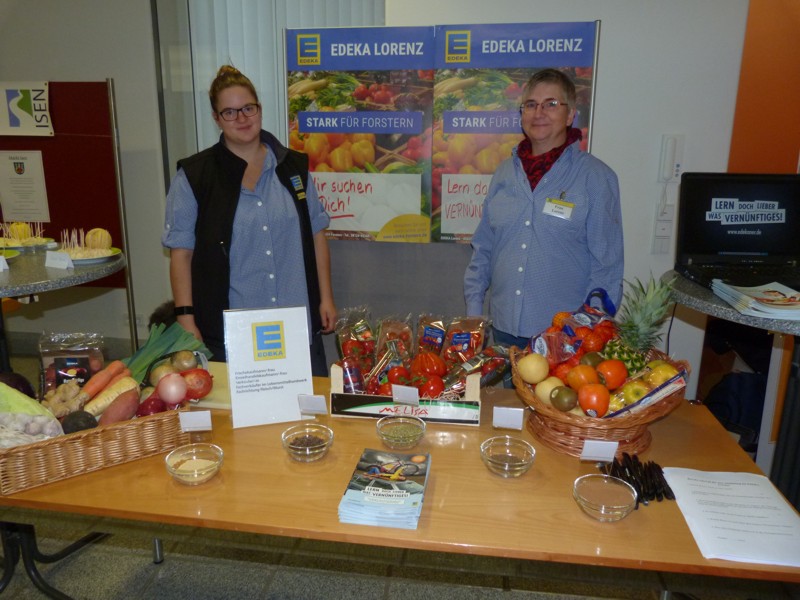 Ausbildungsmesse Stand Edeka Lorenz