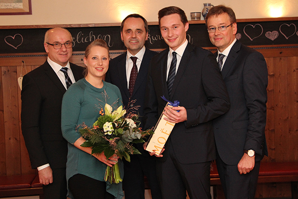 Ehrungen Mitarbeiter VR-Bank Erding eG