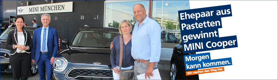 Vr Bank Erding Eg Gewinner Gewinnsparen Mini Cooper 2020