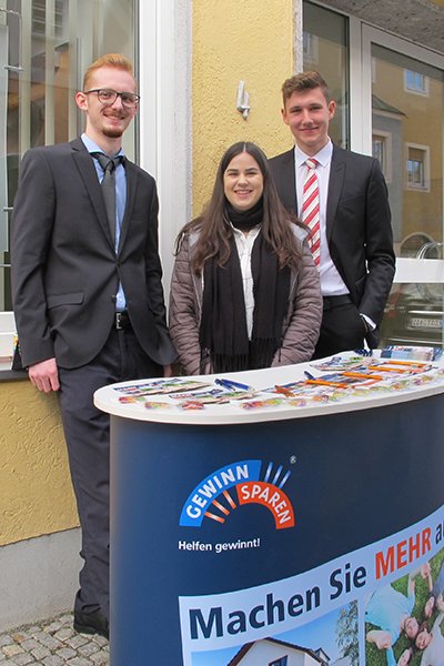 Azubi-Projekt Gewinnsparen unserer VR-Bank Erding eG
