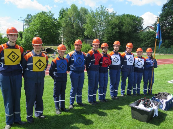 Jugendfeuerwehr Hörlkofen beim Bundeswettbewerb