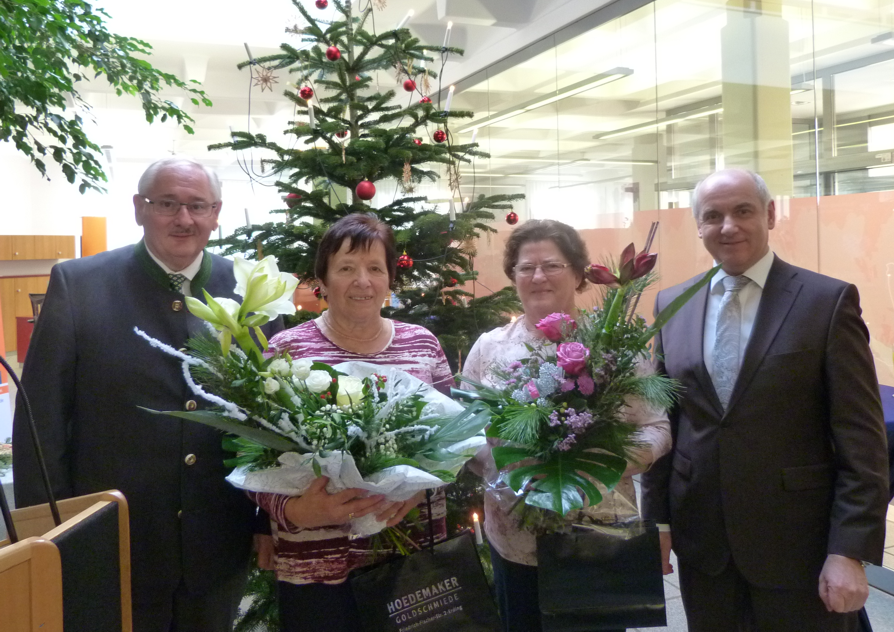 Verabschiedung Anna Mayer und Martha Obermaier